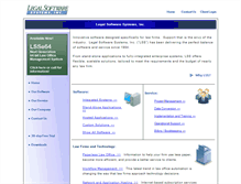 Tablet Screenshot of legalsoftwaresystems.com